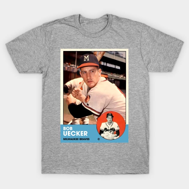 Bob Uecker Vintage Milwaukee Baseball Card T-Shirt by darklordpug